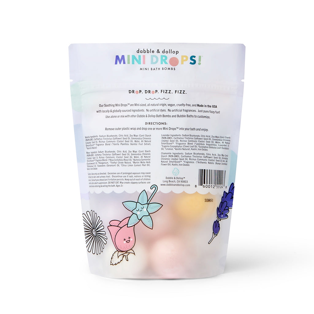 Mini Drops Bath Bombs - All-natural Soothing Scents