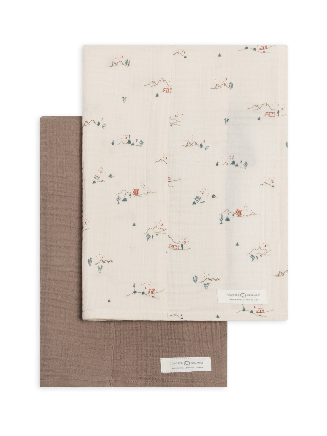 Organic Muslin Burp Cloth (2-pack)