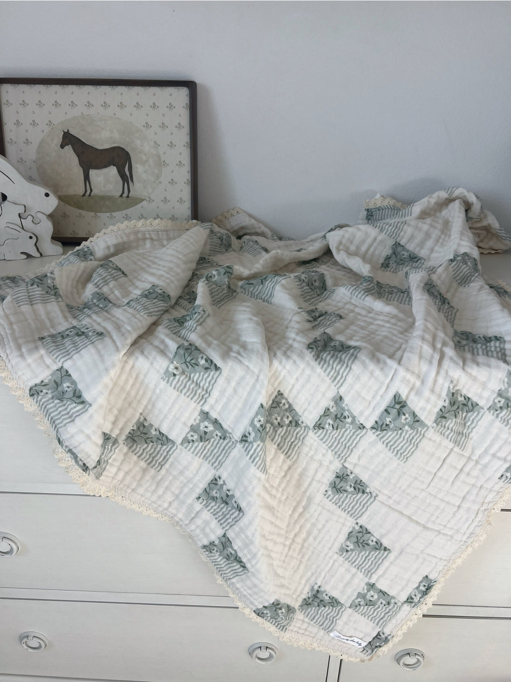 6 Layer Gauze Blanket - Lorelei