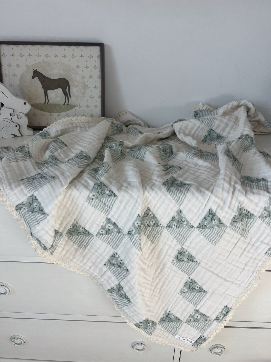 6 Layer Gauze Blanket - Lorelei