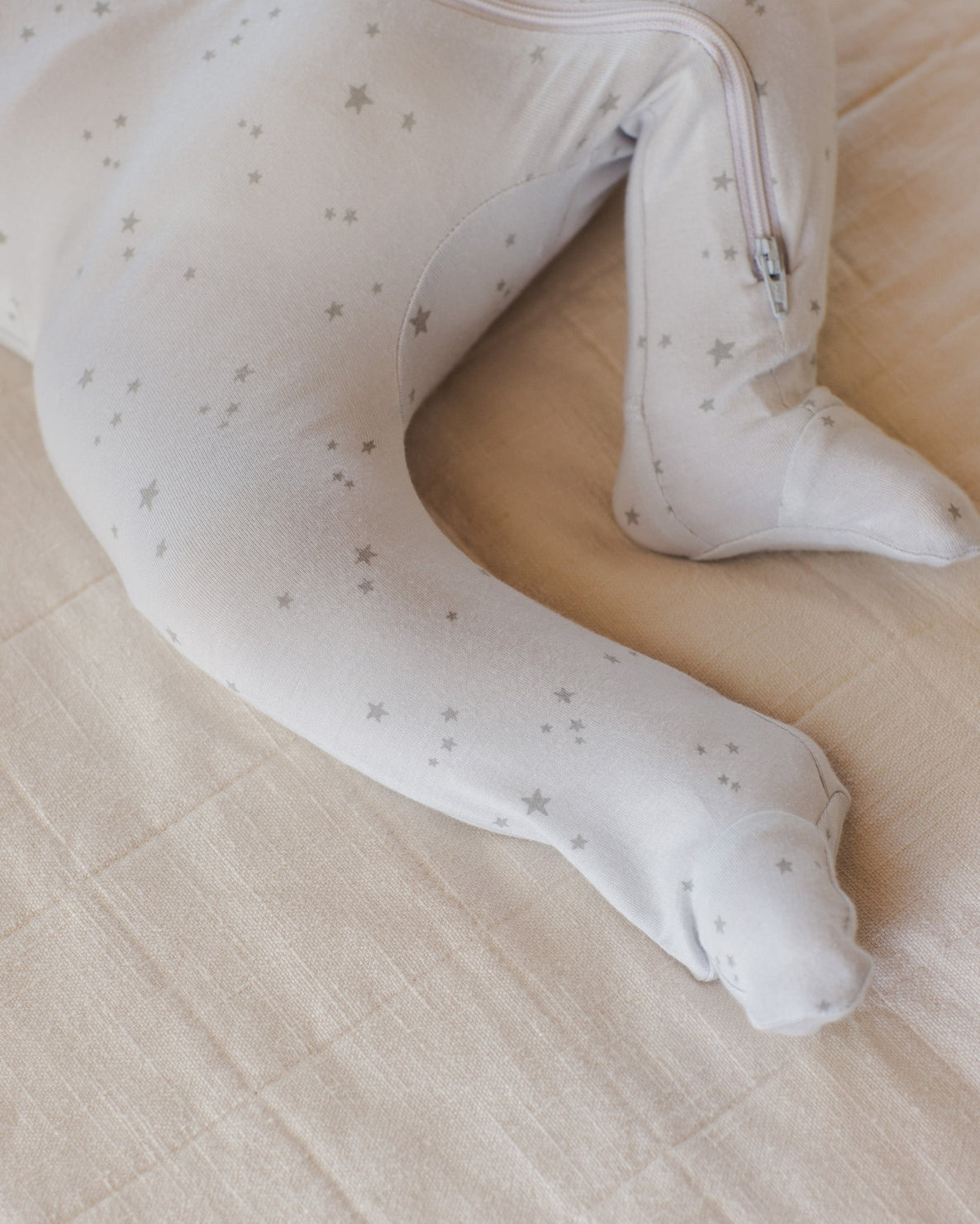 Modal Zip Footie - Stars Fog