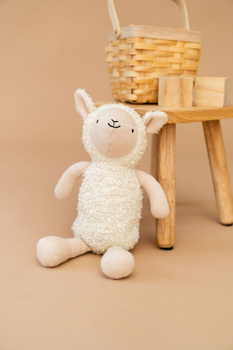 Luna Lamb Sherpa Stuffed Animal Toy