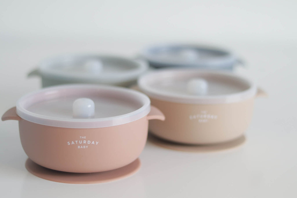 Suction Bowl with Lid