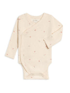 Organic Baby Pointelle Kimono Bodysuit