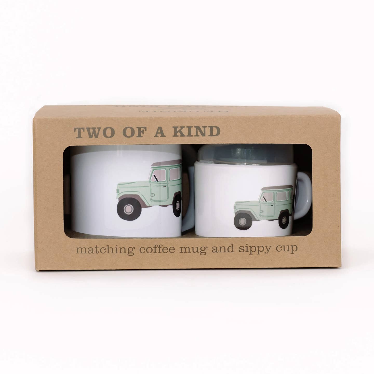 Vintage Truck Two of A Kind Cup Set