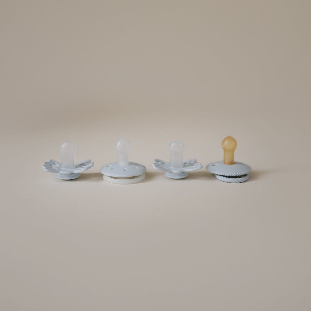 FRIGG Baby's First Pacifier Moonlight Sailing 4-Pack