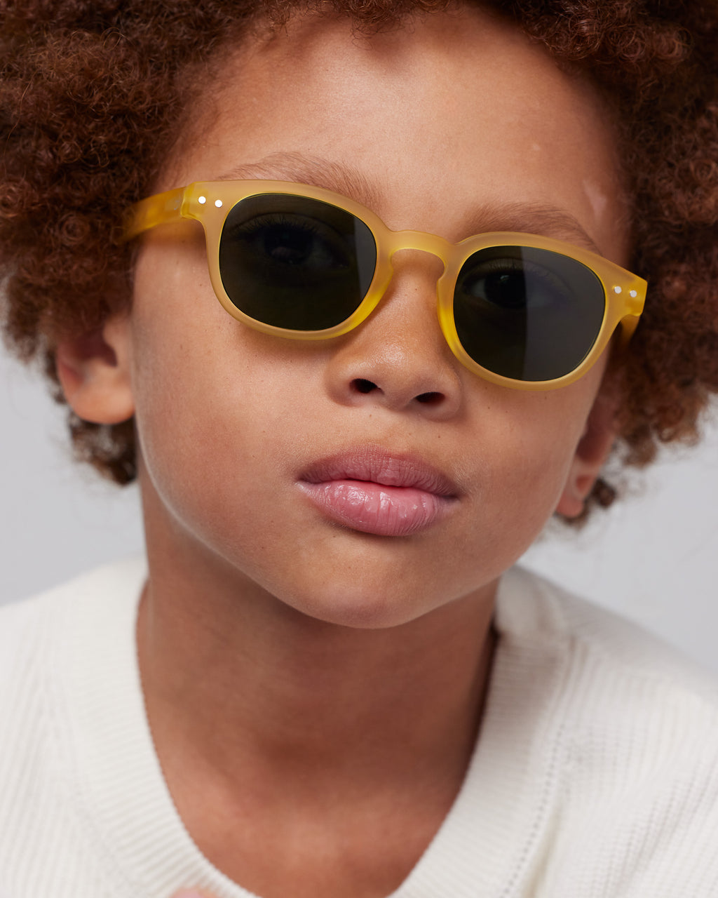 Kid's Sunglasses in Yellow Honey