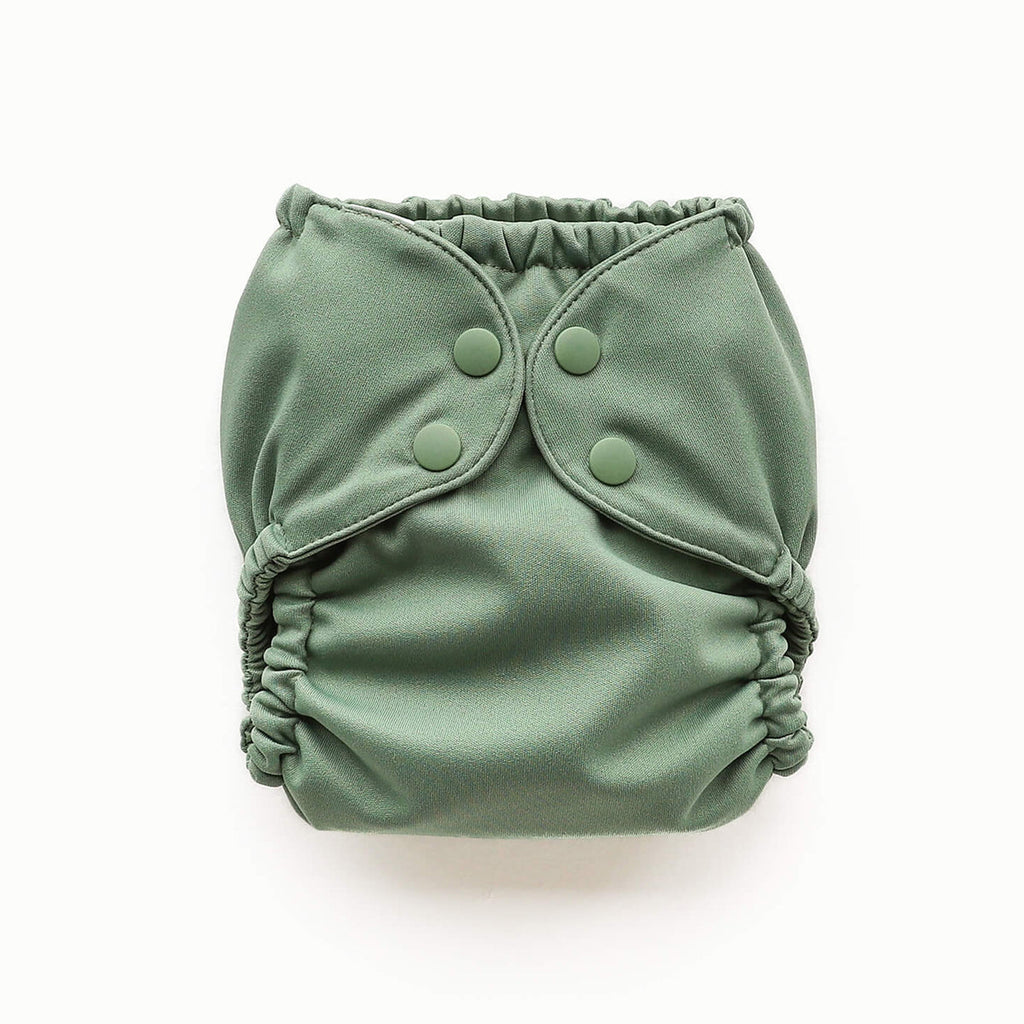 Waterproof Outer (+ Swim Diaper) - Aloe