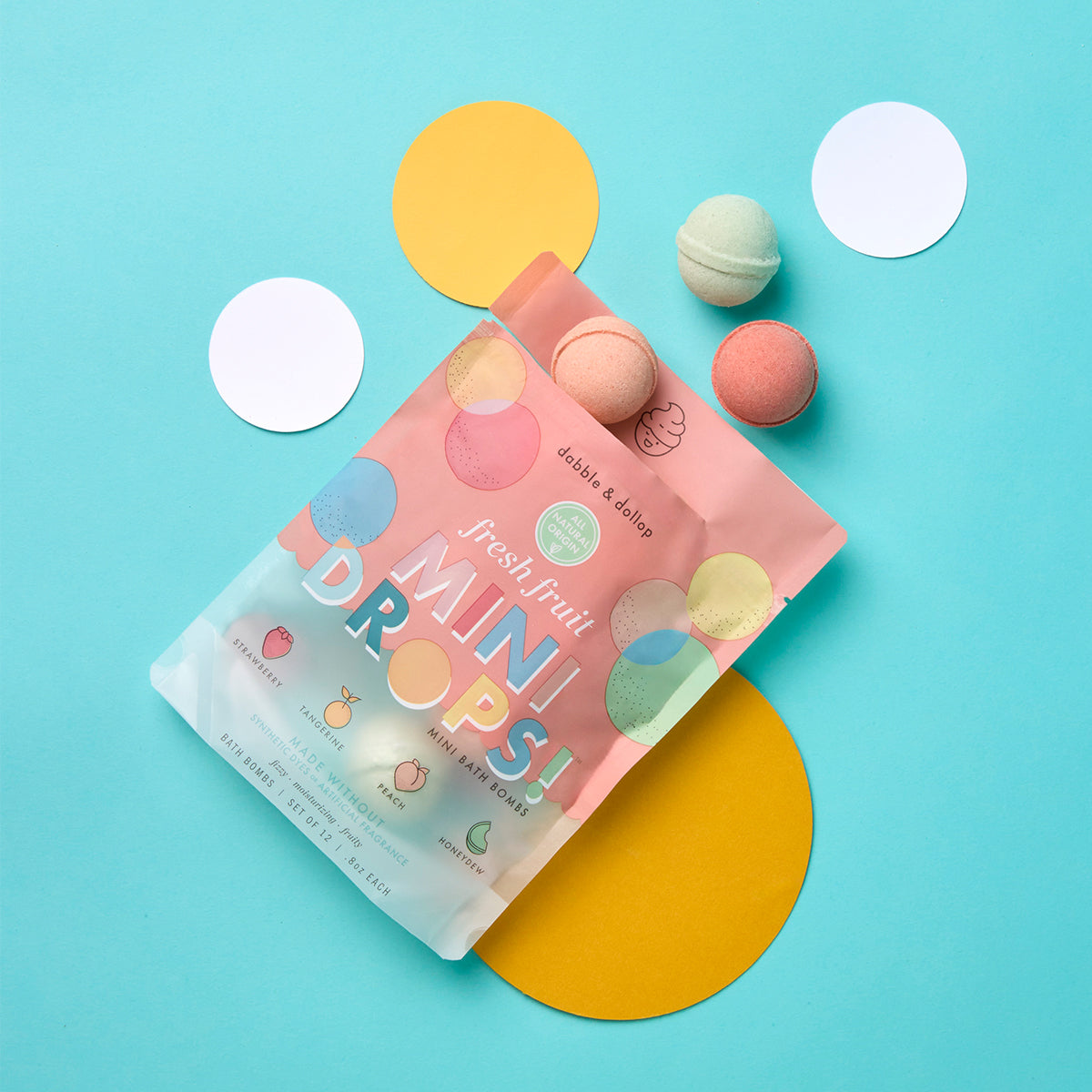 Fresh Fruit Mini Bath Bombs