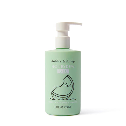 All-Natural Honeydew Shampoo, Body Wash & Bubbles