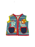 Musical Animals Upcyled Vest (3T)
