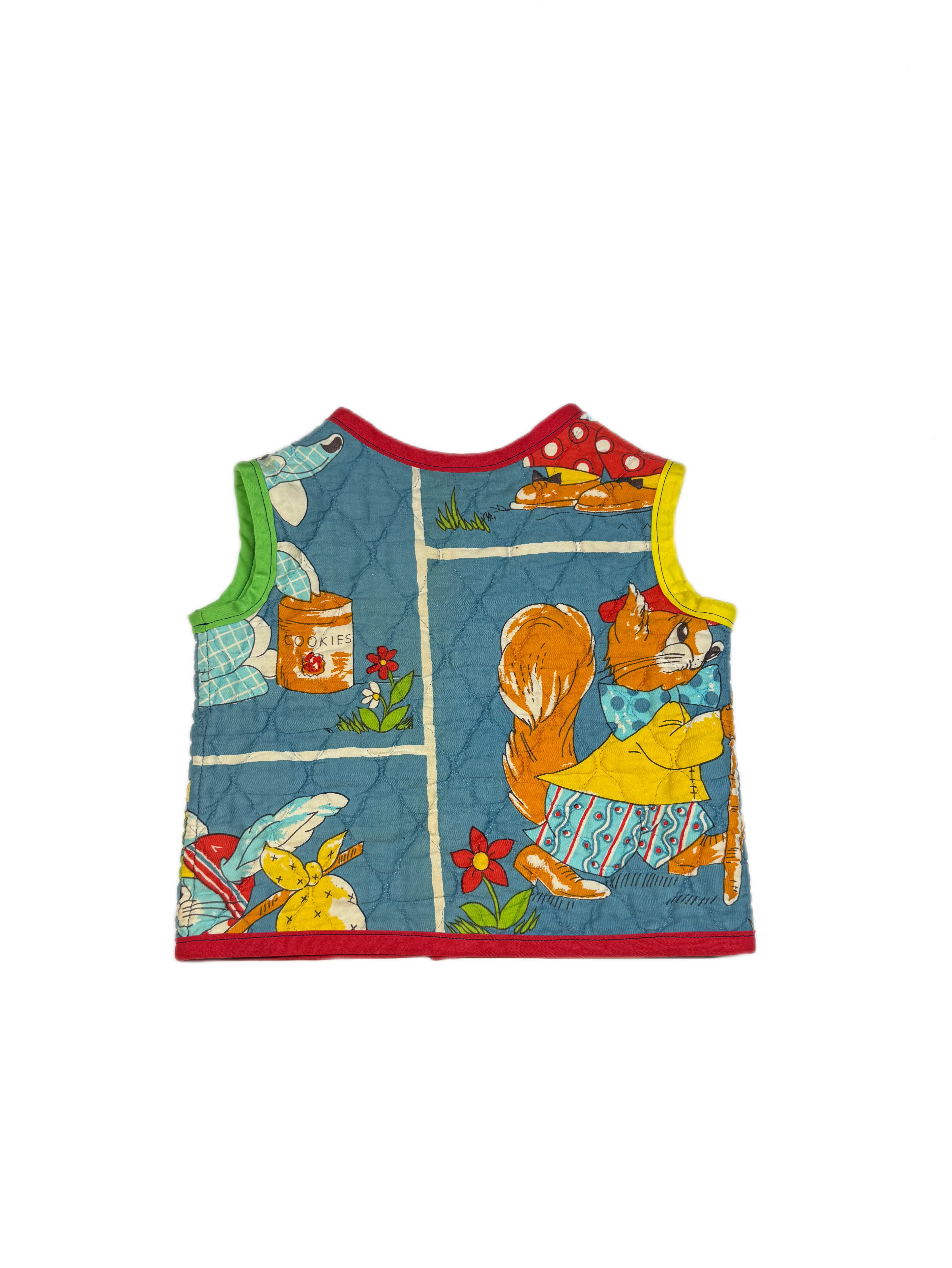 Musical Animals Upcyled Vest (3T)