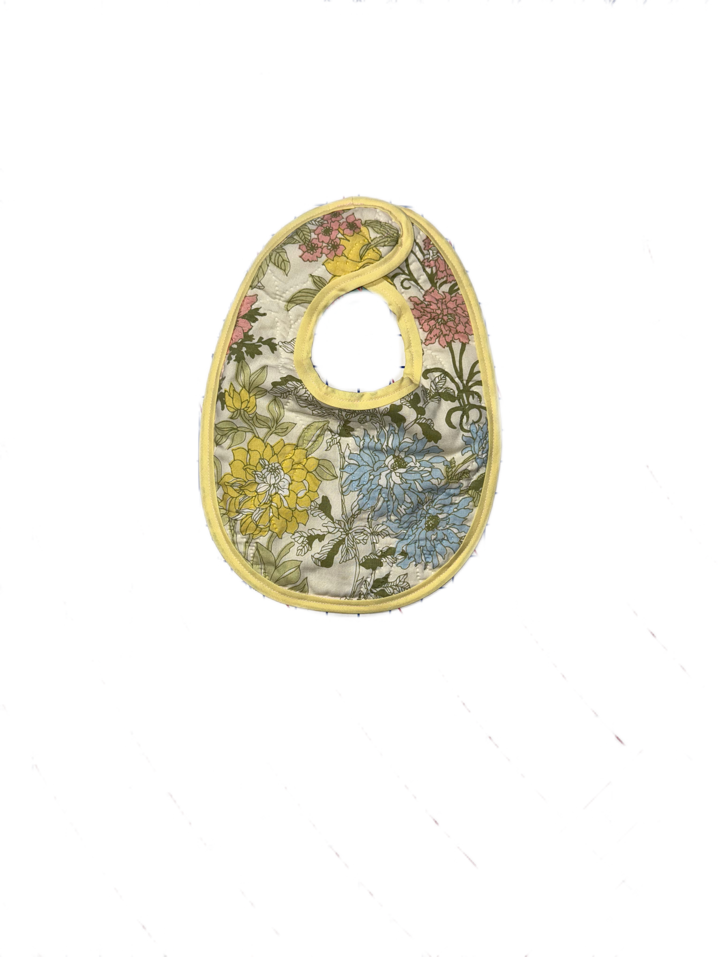 Pastel Floral Upcyled Bibs