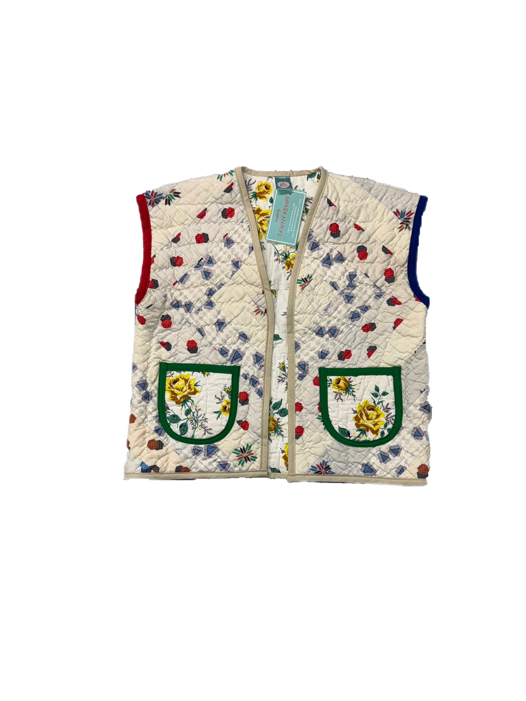 Upcyled Quilted Vest (Adult XS)