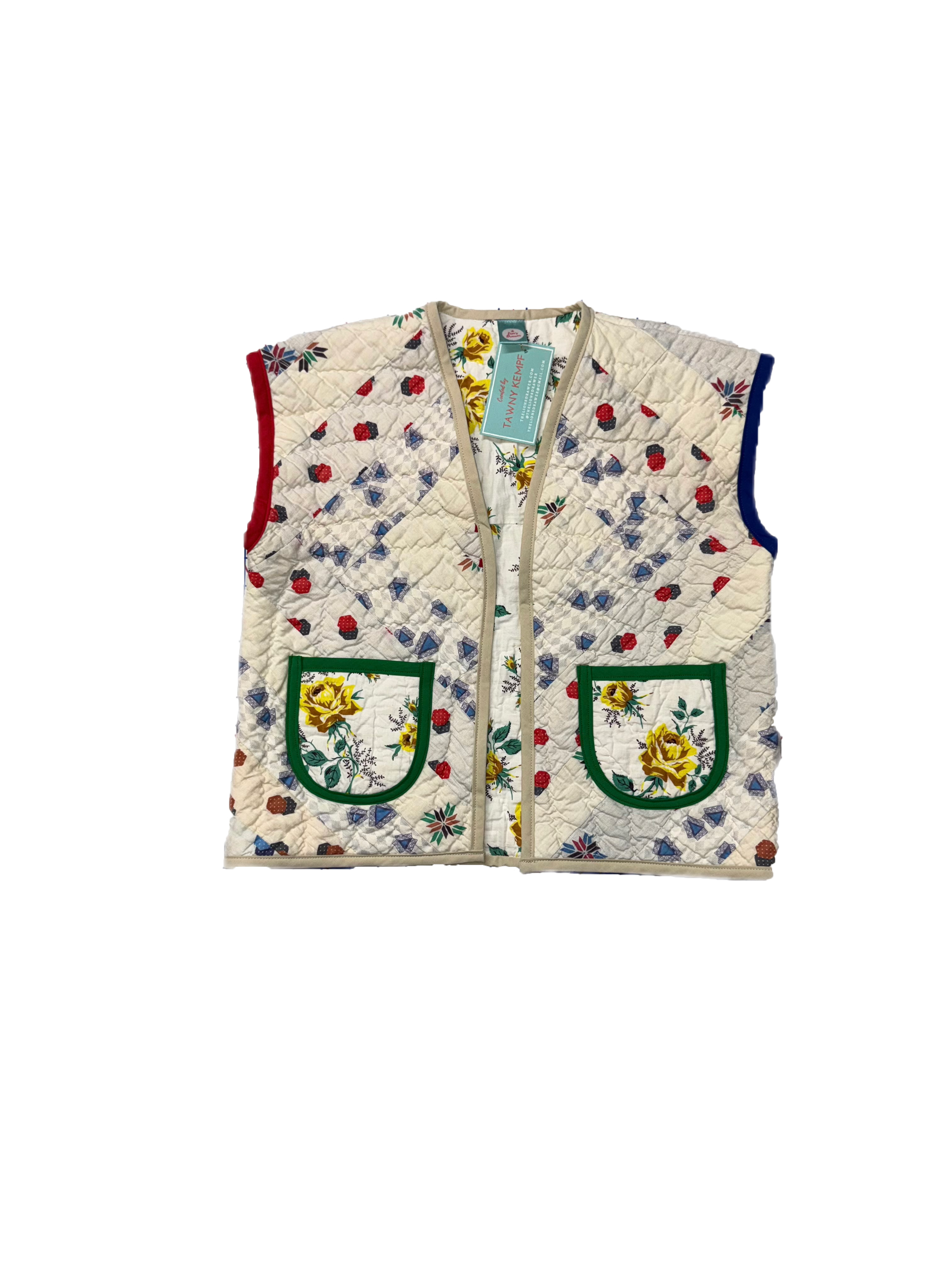 Upcyled Quilted Vest (Adult XS)