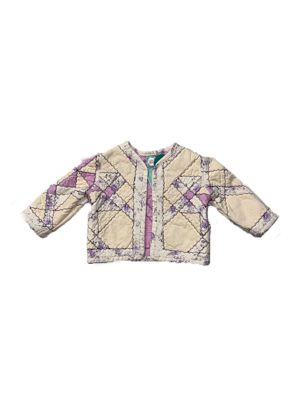 Purple Diamonds Upcyled Jacket (3T)