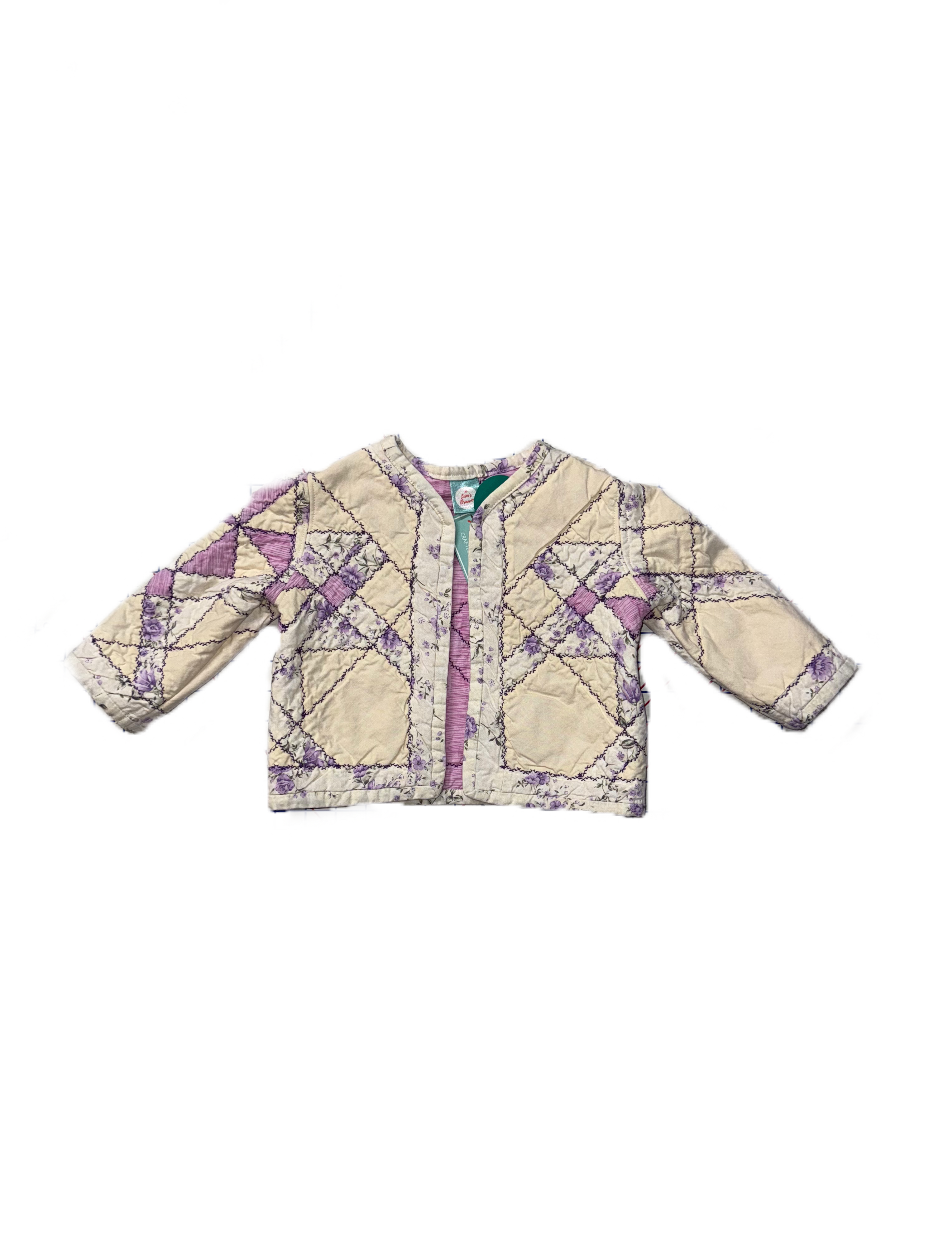 Purple Diamonds Upcyled Jacket (3T)