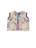 Purple Diamonds Upcyled Vest (3T)