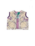 Purple Diamonds Upcyled Vest (3T)