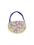 Purple Diamonds Upcyled Purse