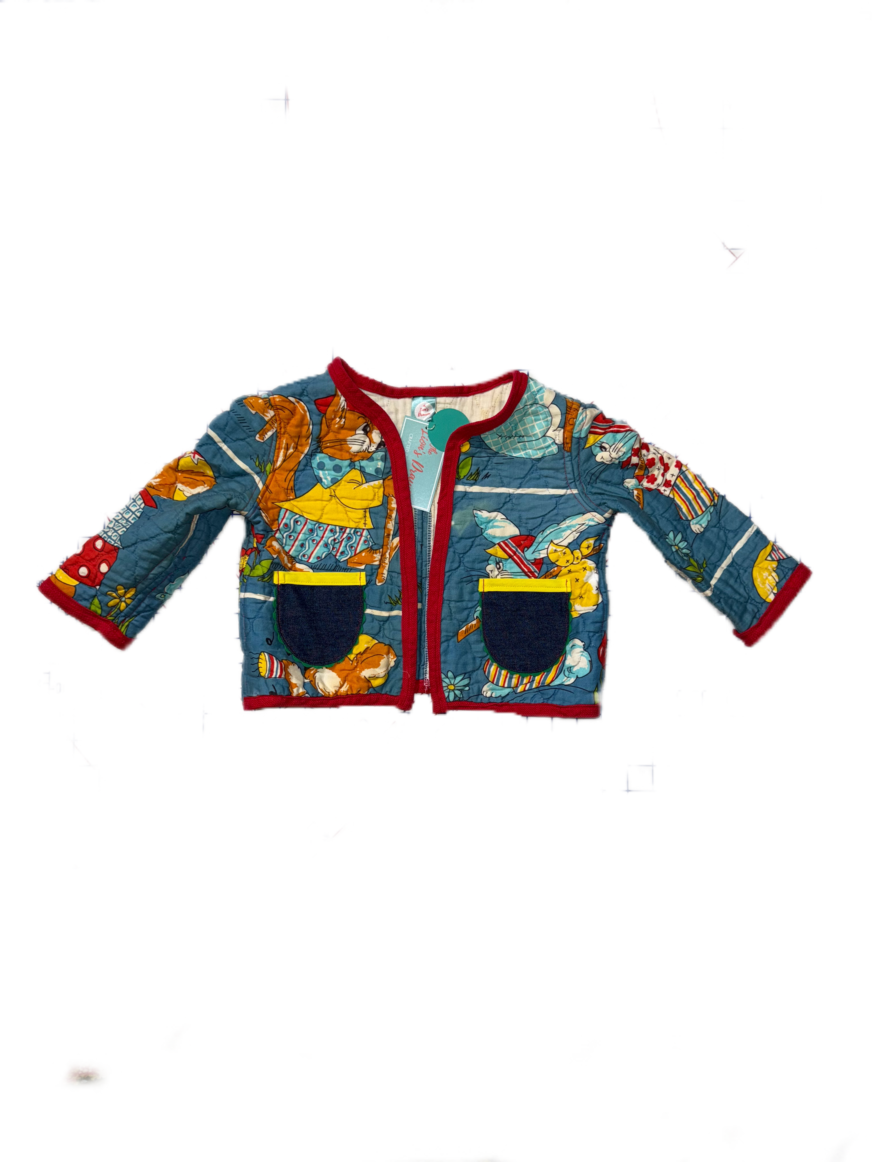 Musical Animals Upcyled Jacket (4T)