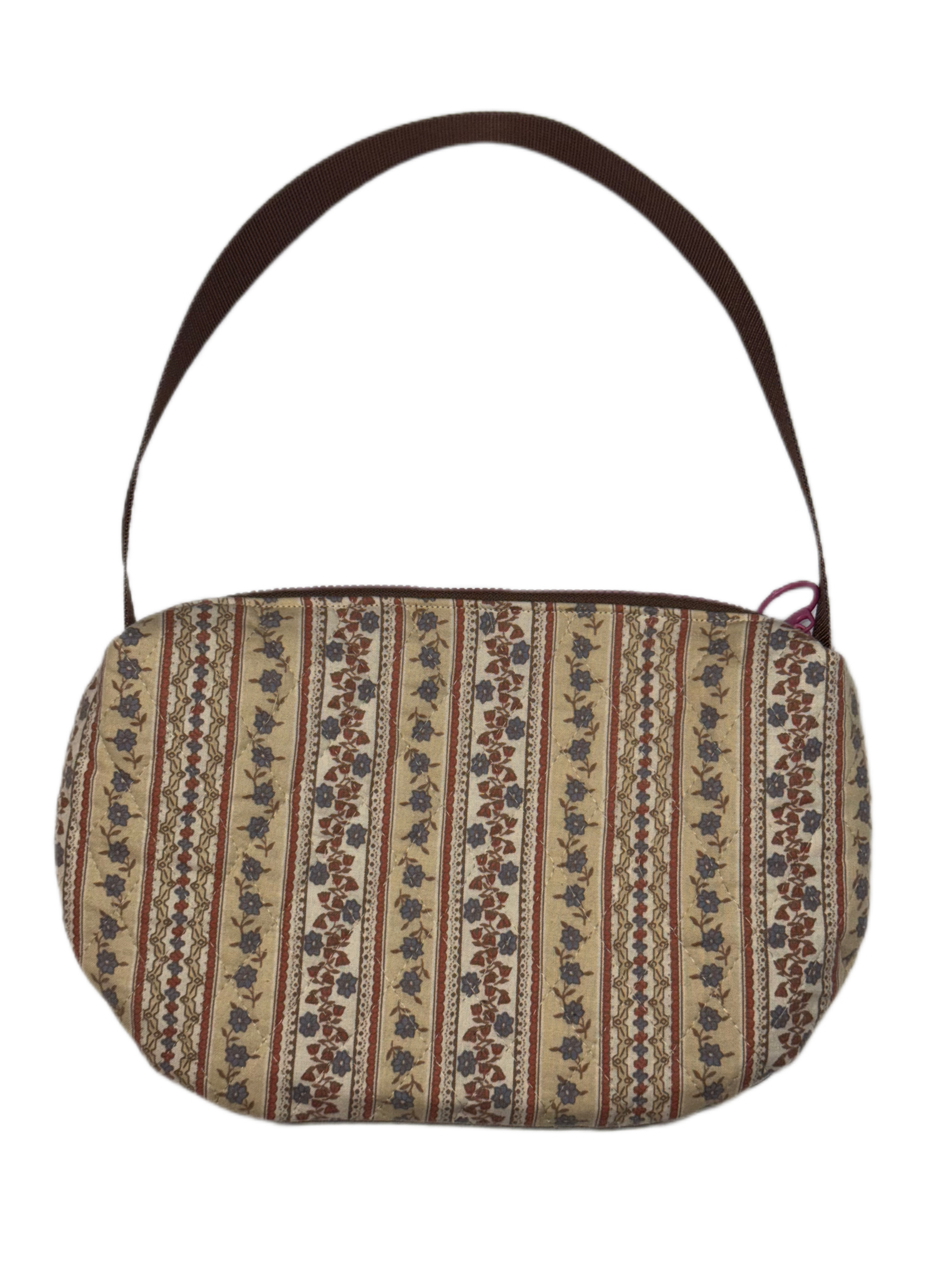 Mocha Ditzy Upcycled Purse