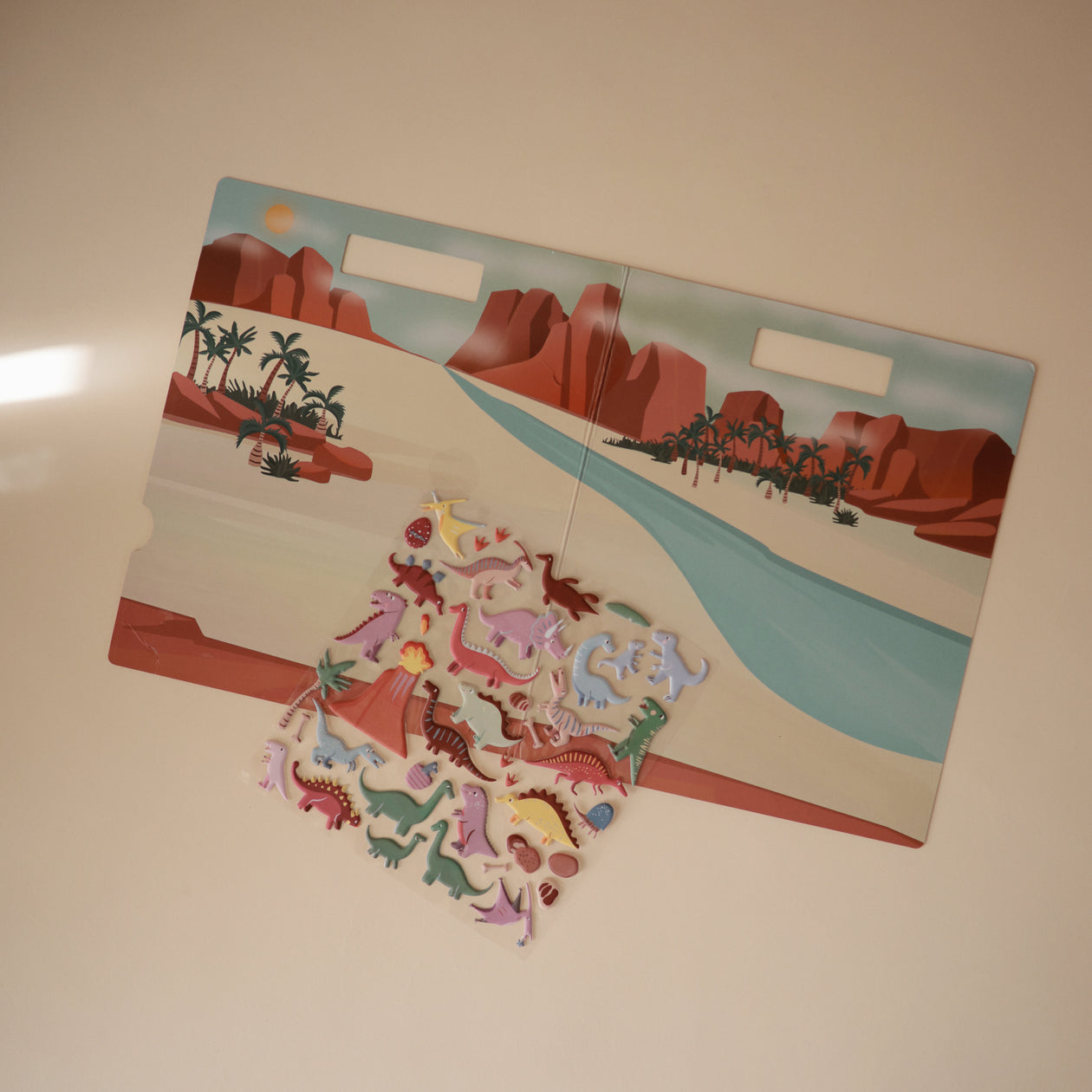 Reusable Dino Sticker Set